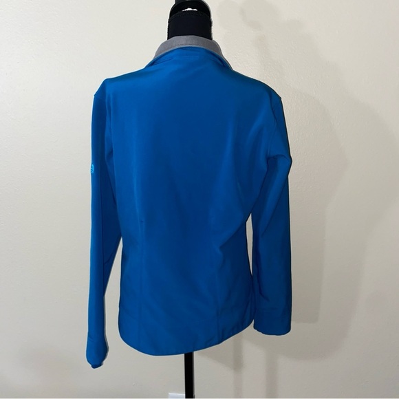 Mountain HardWear Jacket Womens Full Zip  Pockets Logo Blue M Fleece Lined - Picture 4 of 11